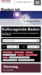 Mobile Screenshot of kulturagenda.baden.ch